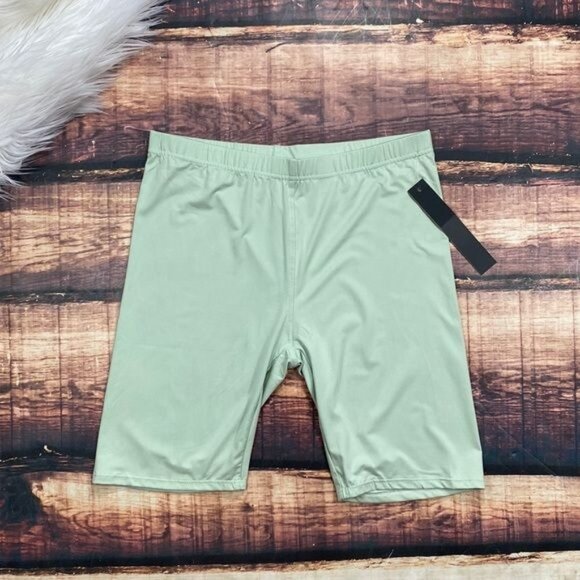 Pants - SALE Sage Green Bike Shorts Super Soft Short